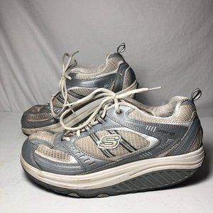 Sketchers Shape Ups Womens Size 9 Sneakers White